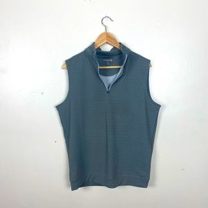 Grey/ gray Peter Millar S sweater vest